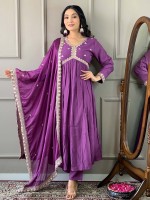 Violet BSY Viscose Readymade Kurti